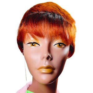 Lord & Cliff Human Hair Wig – Auburn Pixie Cut
